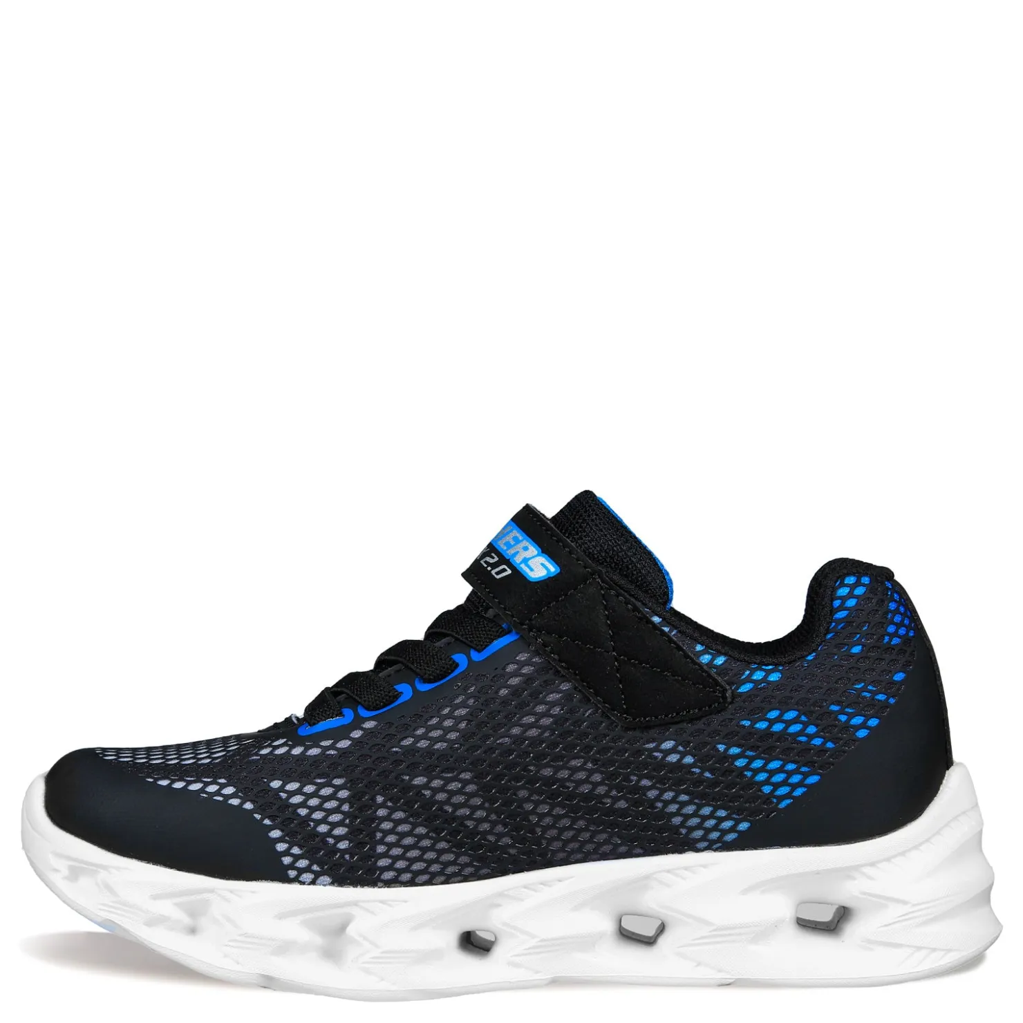 Little Kid (10.5-3)*Skechers Boy's , S Lights: Vortex-Flash - Zorent Sneaker - Little Kid & Big Kid Black/Blue