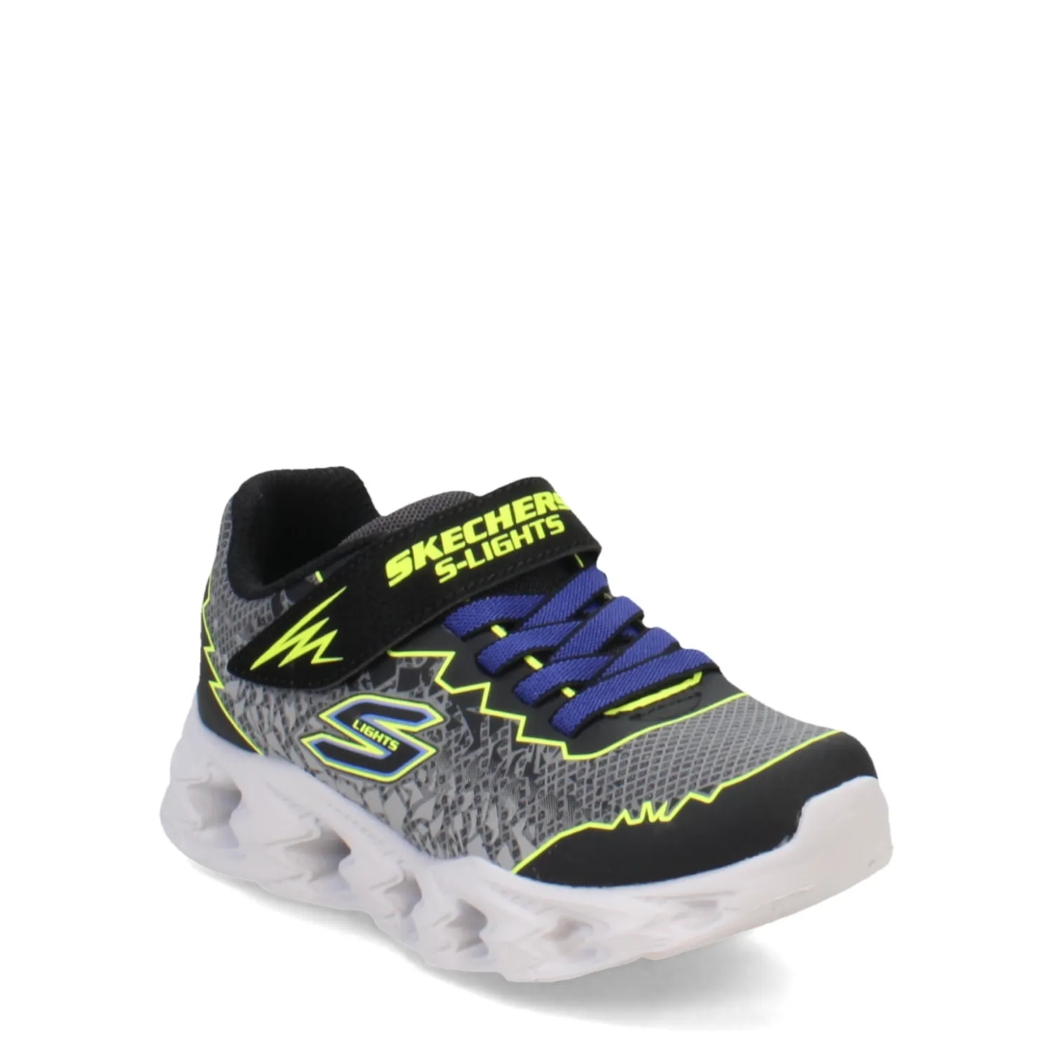 Sneakers & Athletic*Skechers Boy's , S Lights: Vortex 2.0 - Zorento Sneaker - Little Kid Black/Yellow/Blue Multi