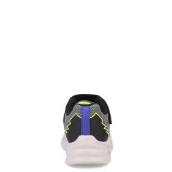 Toddler (3.5-10)*Skechers Boy's , S Lights: Vortex 2.0 - Zorento Sneaker - Toddler Black/Yellow/Blue Multi