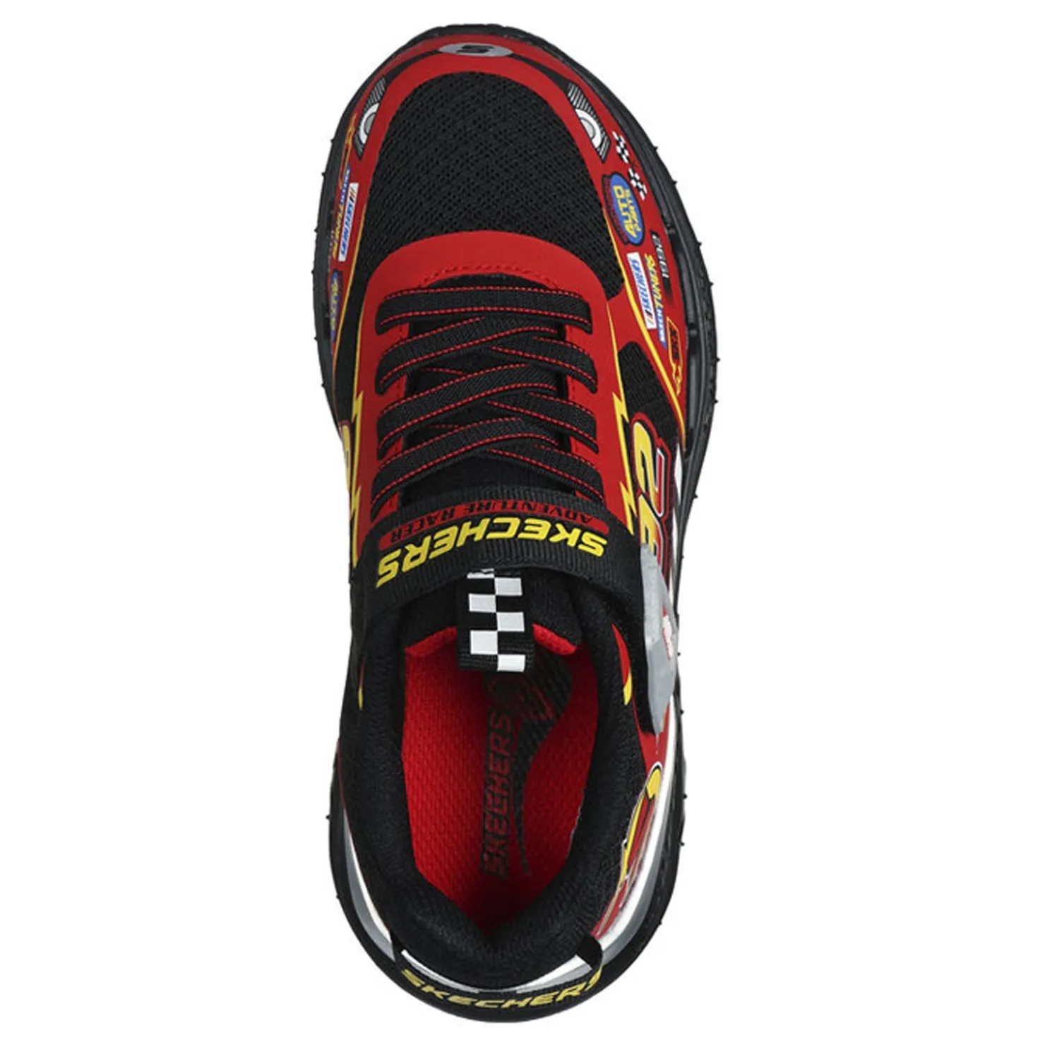 Sneakers & Athletic*Skechers Boy's , Skech Tracks Sneaker - Little Kid Black/Red