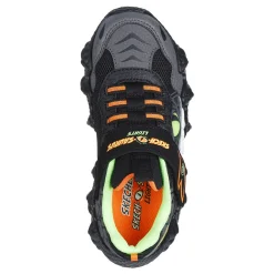 Sneakers & Athletic*Skechers Boy's , Skech-O-Saurus - Rapid-Dino Sneaker - Little Kid Black/Lime/Orange
