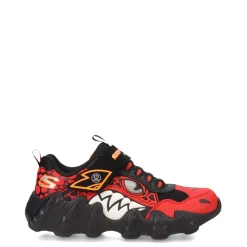 Little Kid (10.5-3)*Skechers Boy's , Skech-O-Saurus - Rapid-Dino Sneaker - Little Kid Red/Black