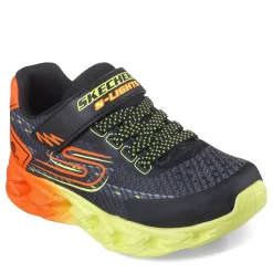 Sneakers & Athletic*Skechers Boy's , S-Lights: Vortex 2.0 - Quantroid Sneaker - Little Kid Black/Orange/Yellow
