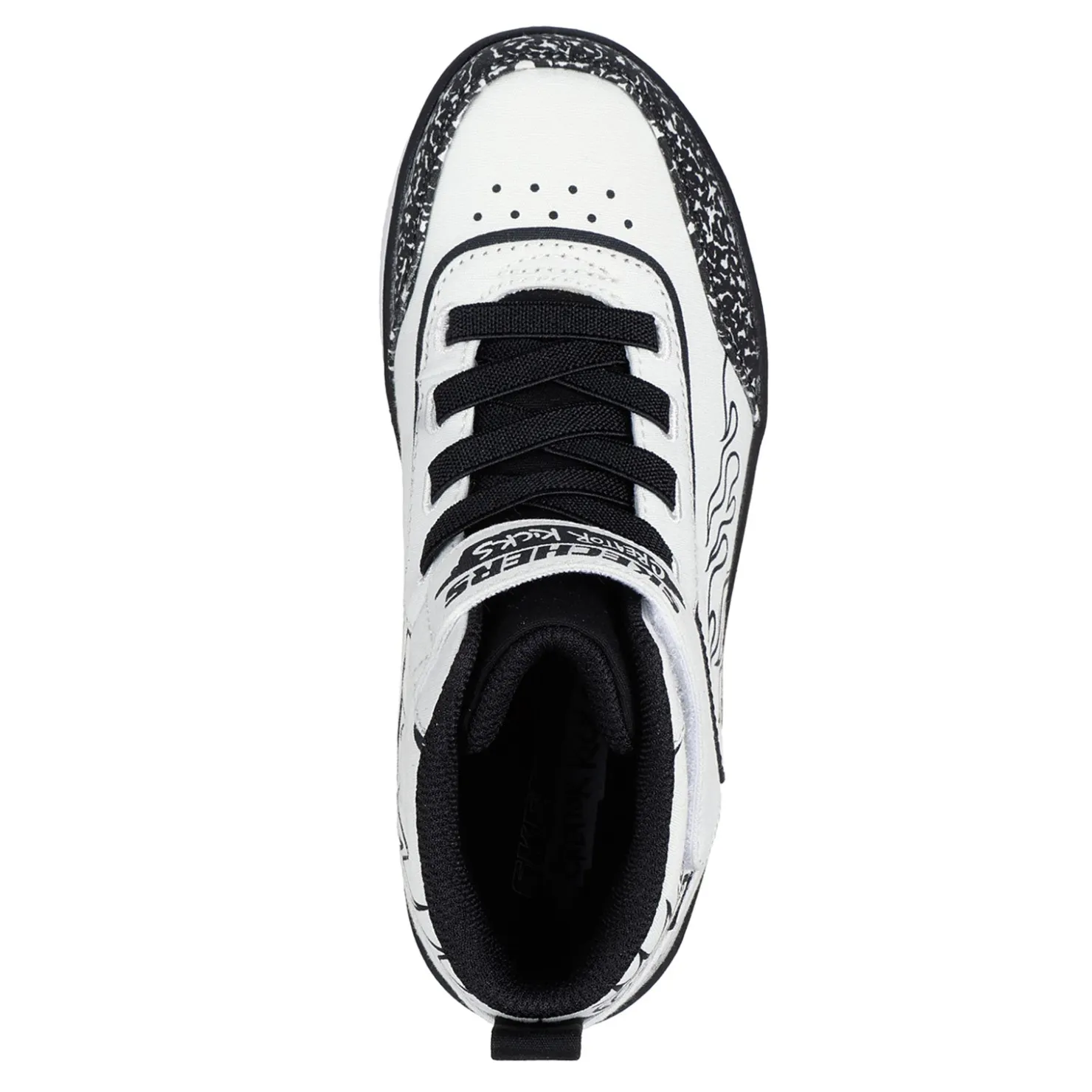 Little Kid (10.5-3)*Skechers Boy's , Sport Court 92 - Color-Blitz Sneaker - Little Kid White/Black