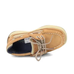 Boat Shoes*Sperry Boy's , Lanyard - Toddler & Little Kid Dark Tan/Navy
