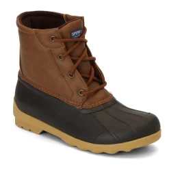 Boots*Sperry Boy's , Port Duck Boot Tan Brown