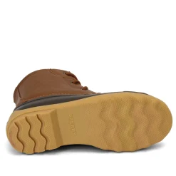 Little Kid (10.5-3)*Sperry Boy's , Port Duck Boot Tan Brown