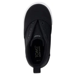 Slip On Shoes*TOMS Boy's , Tiny Alpargata Fenix Mid Sneaker Toddler Black