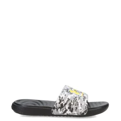 Sandals*Under Armour Boy's , Ansa Graphic Sandal - Big Kid Black/Mod Grey/Tahoe Gold