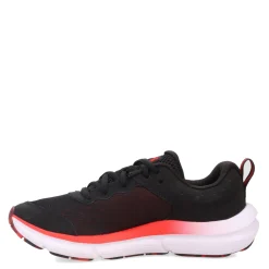 Sneakers & Athletic*Under Armour Boy's , Assert 10 Running Shoe - Big Kid Black/Deep Red