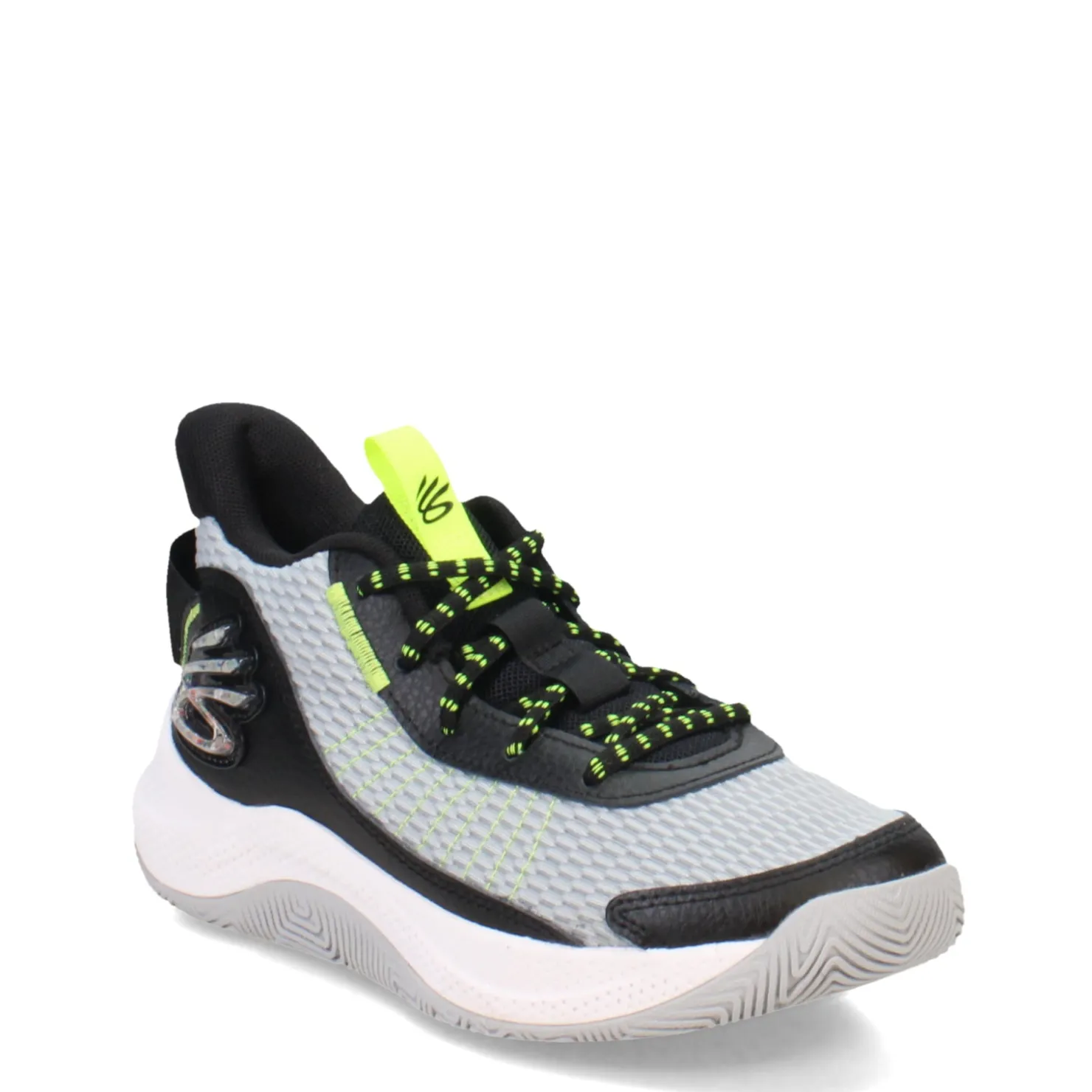 Sneakers & Athletic*Under Armour Boy's , Curry 3Z7 Basketball Shoe - Big Kid Mod Gray/Black/High Vis Yellow