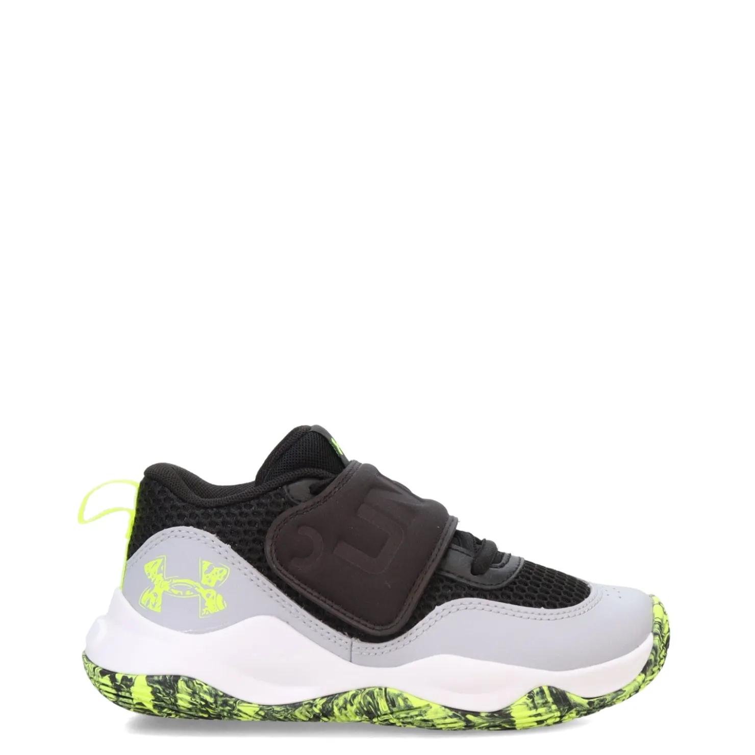Sneakers & Athletic*Under Armour Boy's , Zone BB 2 Basketball Shoe - Little Kid Black/Mod Gray/Hgh Vis Yellow