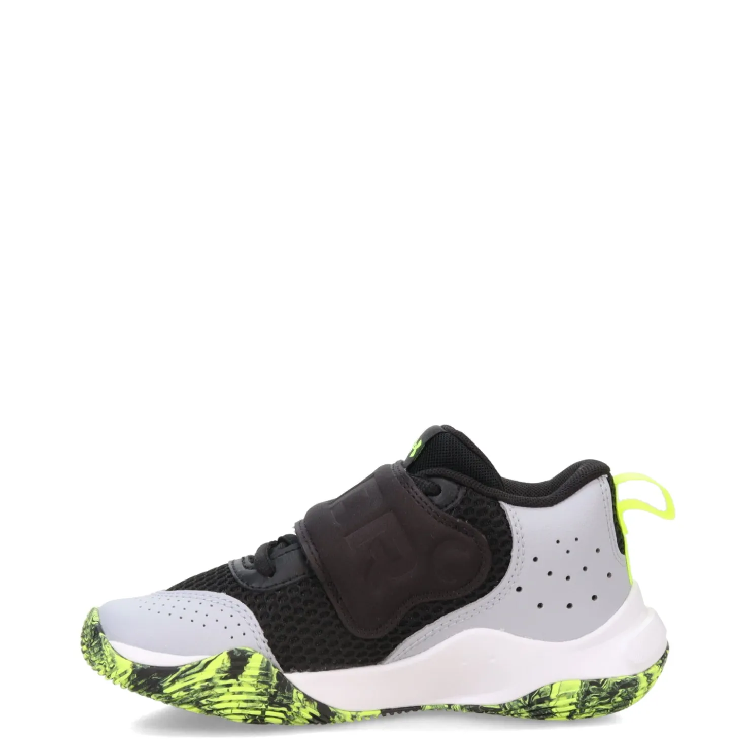 Sneakers & Athletic*Under Armour Boy's , Zone BB 2 Basketball Shoe - Little Kid Black/Mod Gray/Hgh Vis Yellow