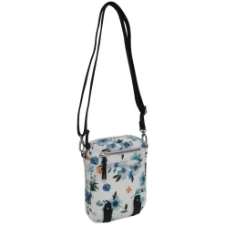 Handbags*Bueno of California , Grainy Wash Slim Crossbody Navy Floral