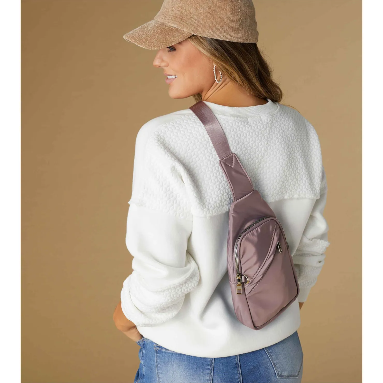 Handbags*Coco & Carmen , Larissa Sling Bag Dusty Plum