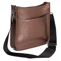 Handbags*Coco & Carmen , Mini Alma Zip Top Messenger Rose Gold