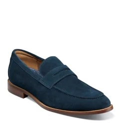 Dress*Florsheim Men's, Rucci Mox Toe Penny Loafer Navy Suede
