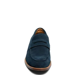 Dress*Florsheim Men's, Rucci Mox Toe Penny Loafer Navy Suede