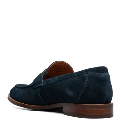 Dress*Florsheim Men's, Rucci Mox Toe Penny Loafer Navy Suede