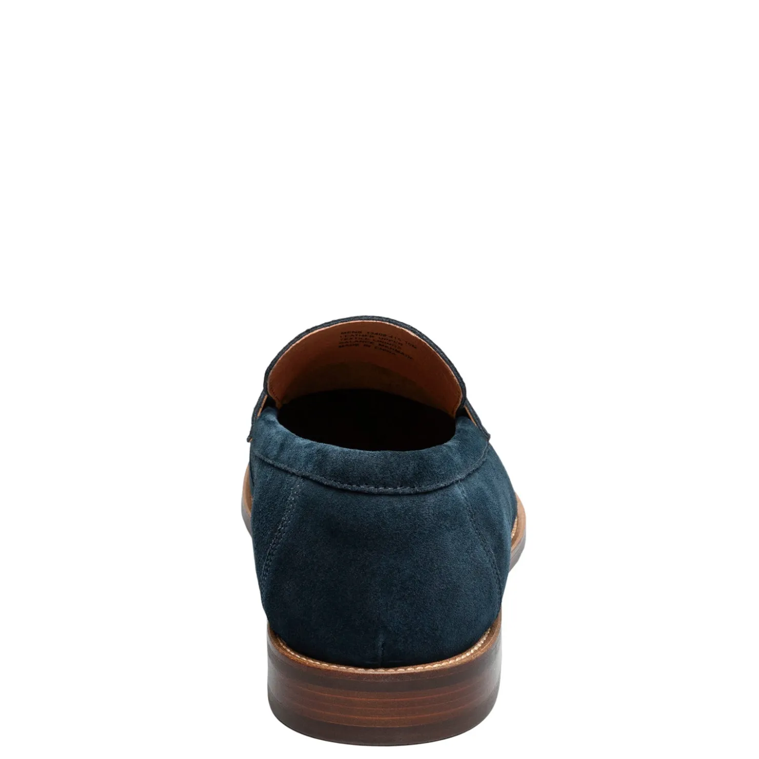 Dress*Florsheim Men's, Rucci Mox Toe Penny Loafer Navy Suede