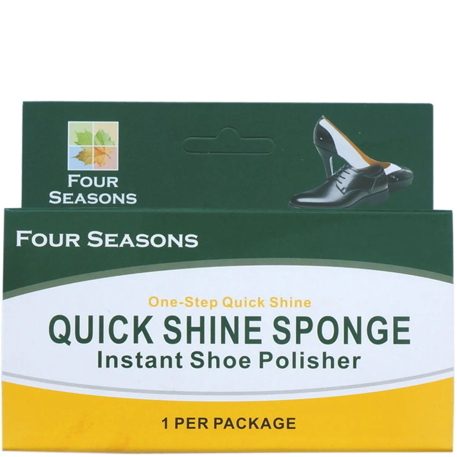 Shoe Care & Polish*Miami Leather Co Four Seasons, Quick Shine Sponge Not Applicable