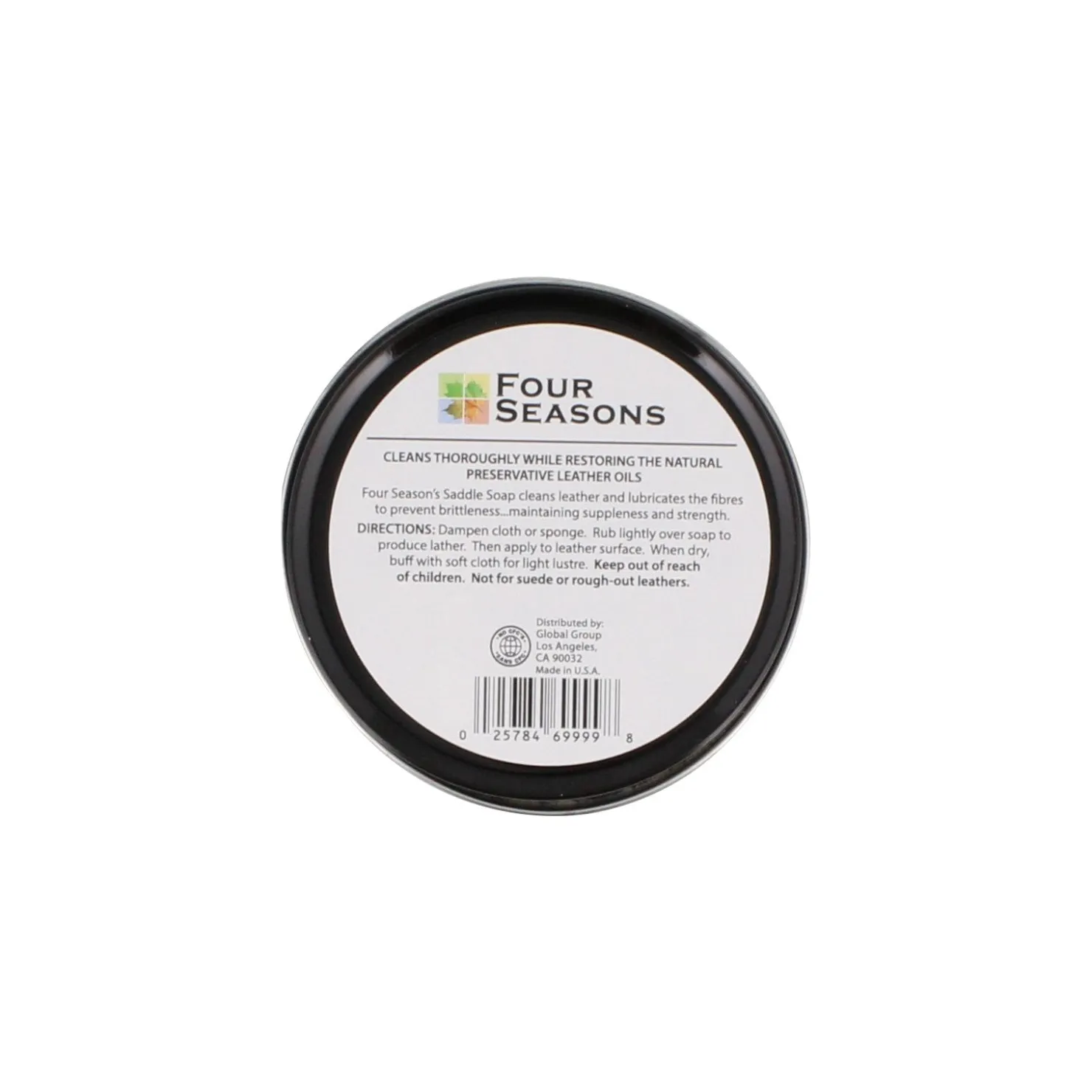 Shoe Care & Polish*Miami Leather Co Four Seasons, Saddle Soap Transparnt