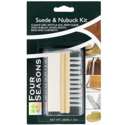 Shoe Care & Polish*Miami Leather Co Four Seasons, Suede Bar and Brush Kit Transparent