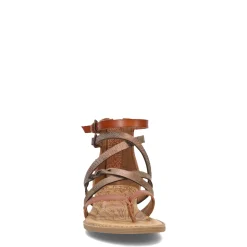 Sandals*Blowfish Malibu Girl's , Bungalow Sandal - Little Kid & Big Kid Tan / Dark Brown