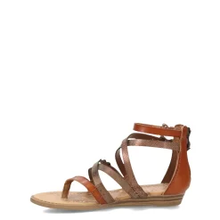 Sandals*Blowfish Malibu Girl's , Bungalow Sandal - Little Kid & Big Kid Tan / Dark Brown