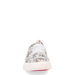 Big Kid (3.5-7)*Blowfish Malibu Girl's , Marley Slip-On - Little Kid & Big Kid White Peace Rainbow