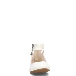Flats*Blowfish Malibu Girl's , Pushi-K Flat - Little Kid & Big Kid White Patent