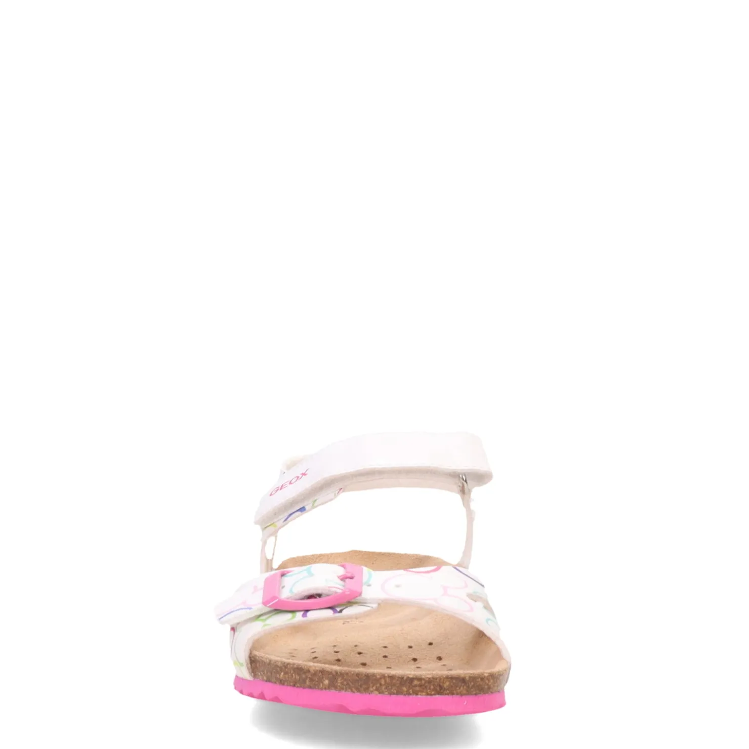Little Kid (10.5-3)*Geox USA Inc Girl's Geox, Adriel Sandal - Toddler & Little Kid White/Multicolor