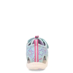 Little Kid (10.5-3)*Geox USA Inc Girl's Geox, Whinberry Sandal - Toddler & Little Kid Aqua/Lilac