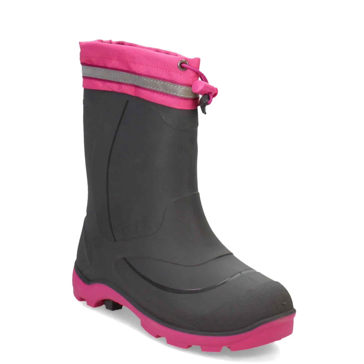 Big Kid (3.5-7)*Kamik Girl's , Snobuster 3 Snow Boot - Little Kid & Big Kid Grey Pink