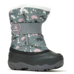 Boots*Kamik Girl's , Snowbug Snow Boot - Toddler & Little Kid Gray