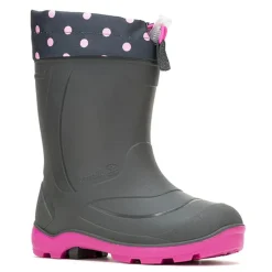Boots*Kamik Girl's , Snowbuster 2 Snow Boot - Little Kid & Big Kid Charcoal/Magenta