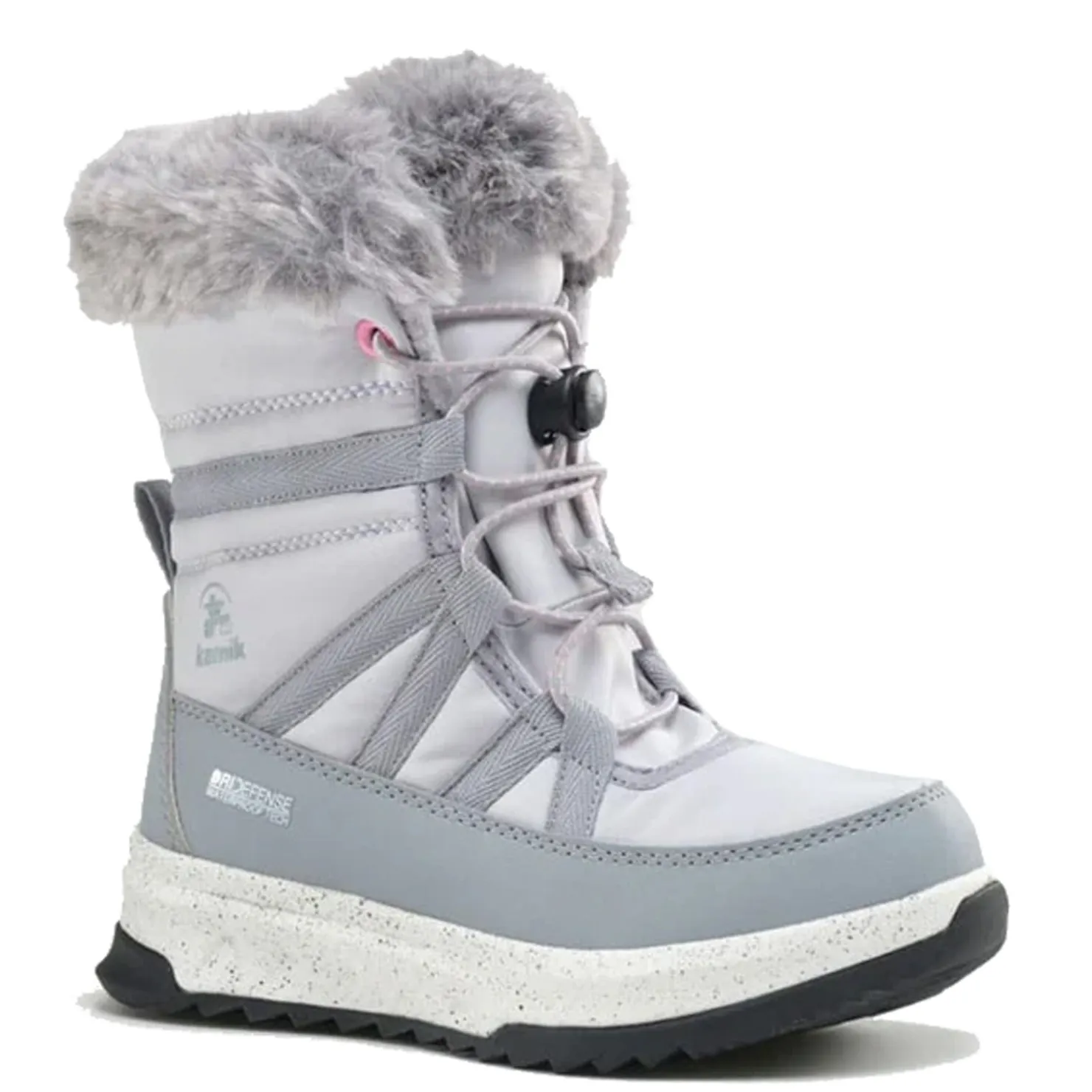 Big Kid (3.5-7)*Kamik Girl's , Stormy Snow Boot - Big Kid Light Gray