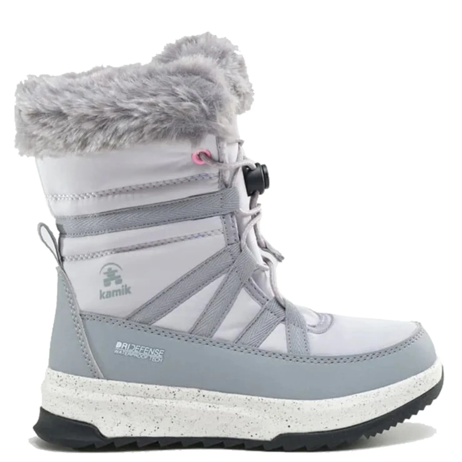 Big Kid (3.5-7)*Kamik Girl's , Stormy Snow Boot - Big Kid Light Gray