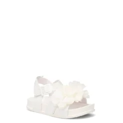 Toddler (3.5-10)*Laura Ashley Girl's , La Flower Sandal - Toddler White
