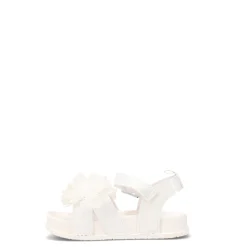 Sandals*Laura Ashley Girl's , La Flower Sandal - Toddler White