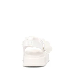 Sandals*Laura Ashley Girl's , La Flower Sandal - Toddler White