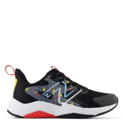 Sneakers & Athletic*New Balance Girl's , Rave Run v2 Sneaker - Little Kid Black/Blast Red