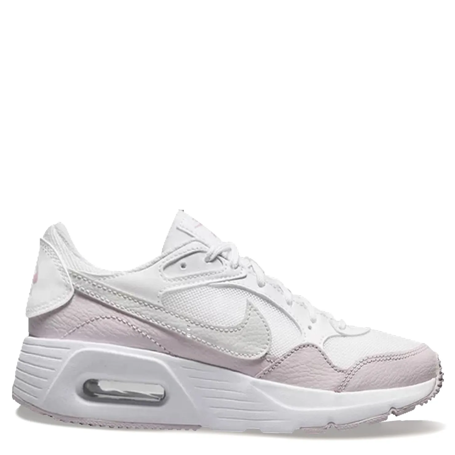 Big Kid (3.5-7)*Nike Girl's , Air Max SC Sneaker - Big Kid White/Pearl Pink