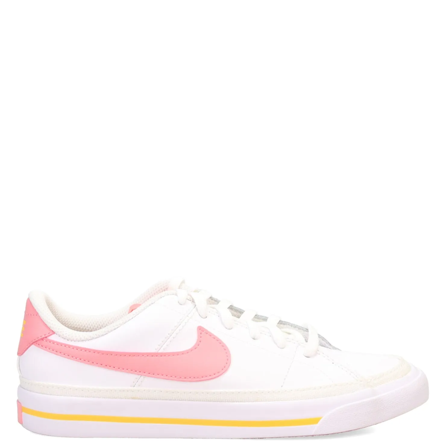 Sneakers & Athletic*Nike Girl's , Court Legacy Sneaker - Big Kid White/Coral