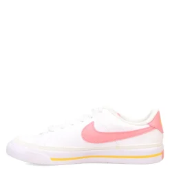 Sneakers & Athletic*Nike Girl's , Court Legacy Sneaker - Big Kid White/Coral