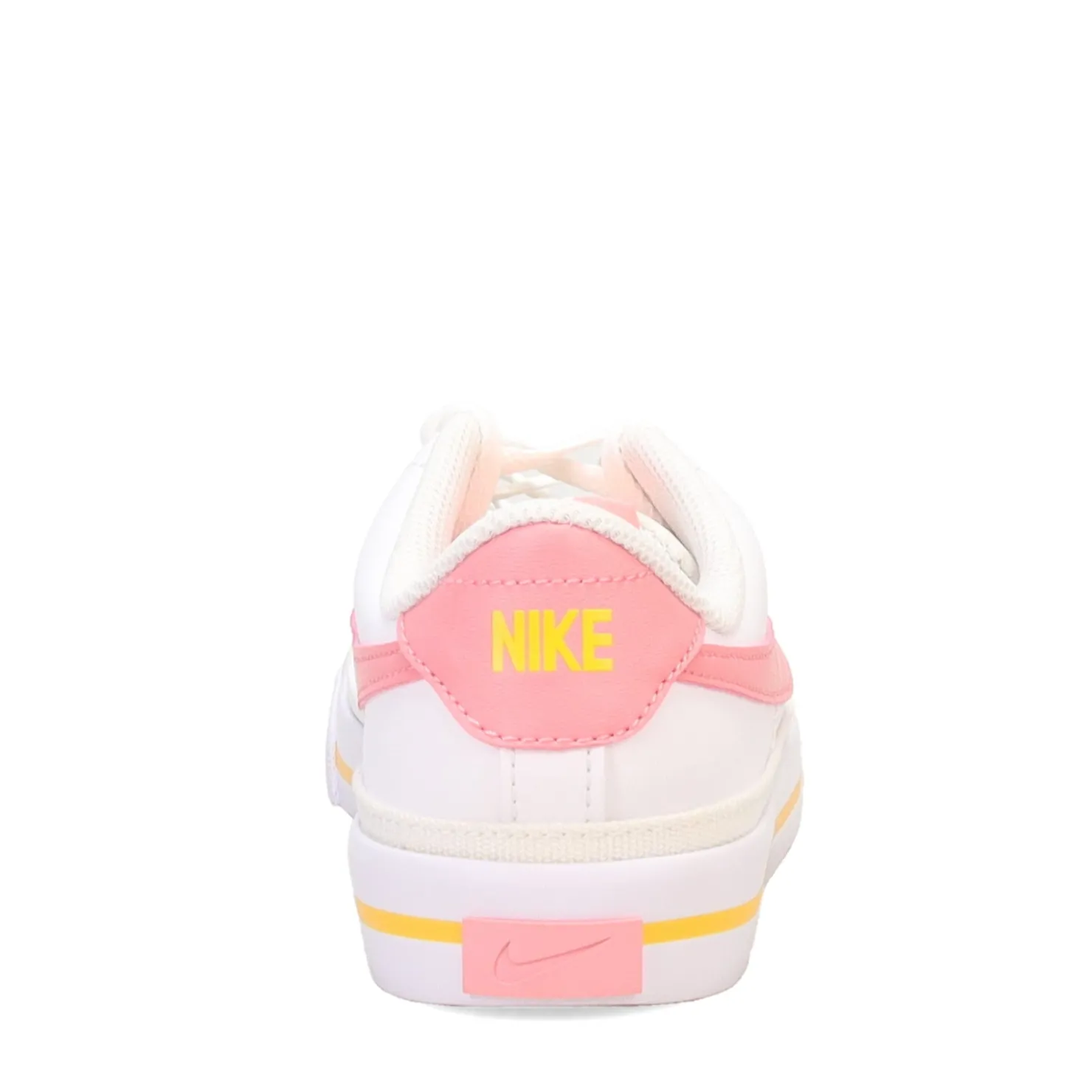 Sneakers & Athletic*Nike Girl's , Court Legacy Sneaker - Big Kid White/Coral