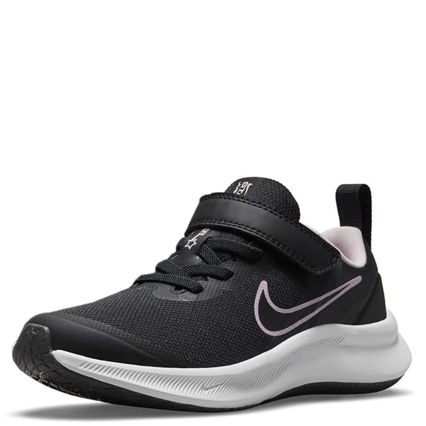Sneakers & Athletic*Nike Girl's , Star Runner 3 Sneaker - Little Kid Black/Grey