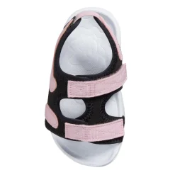 Sandals*Nike Girl's , Sunray Adjust 6 Sandal - Toddler Black/Pink Foam-White