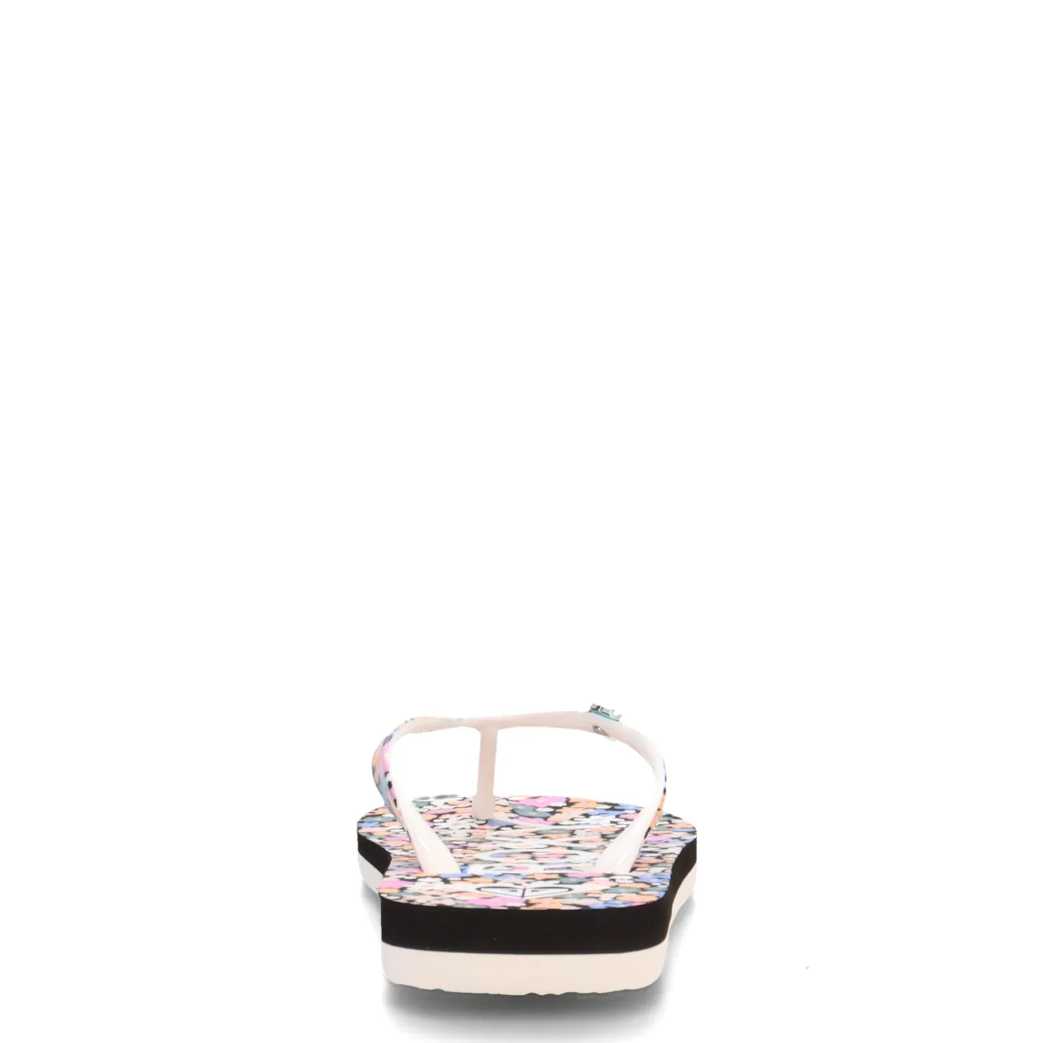 Sandals*Roxy Girl's , RG Pebbles VII Sandal - Little Kid & Big Kid Black Floral Print