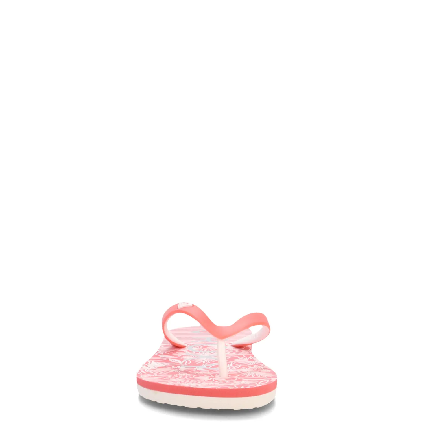 Sandals*Roxy Girl's , Tahiti VII Sandal - Little Kid & Big Kid Red White